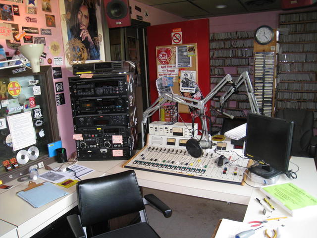 UW radio station control room ("Radio Nowhere" research)