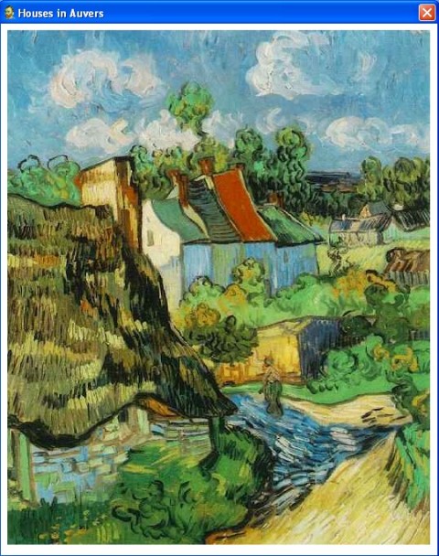 flowers in vase van gogh. quot;Houses in Auversquot; by van Gogh