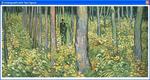 "Undergrowth with Two Figures" by van Gogh